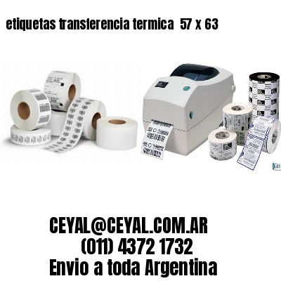 etiquetas transferencia termica  57 x 63
