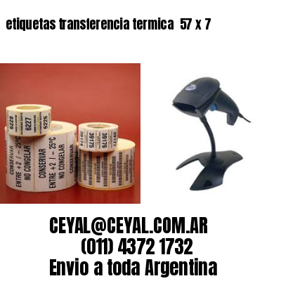 etiquetas transferencia termica  57 x 7