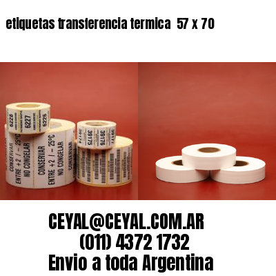 etiquetas transferencia termica  57 x 70