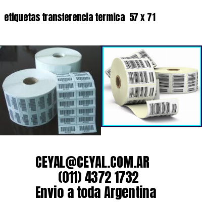 etiquetas transferencia termica  57 x 71