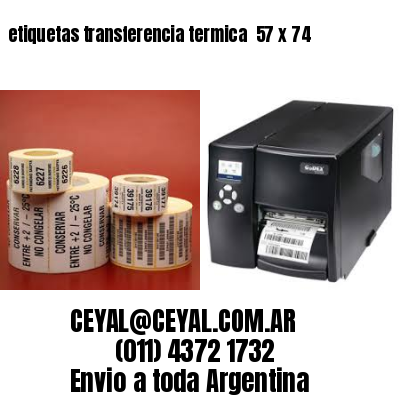 etiquetas transferencia termica  57 x 74