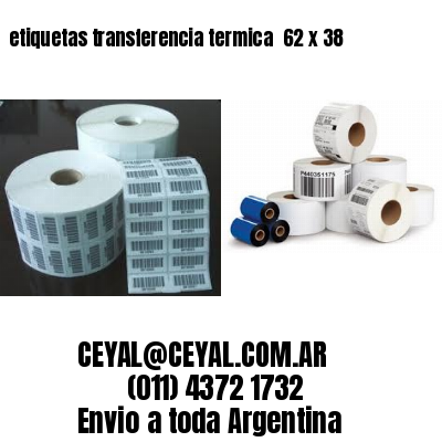 etiquetas transferencia termica  62 x 38