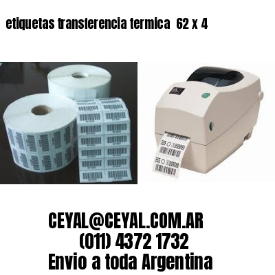 etiquetas transferencia termica  62 x 4