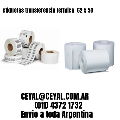 etiquetas transferencia termica  62 x 50