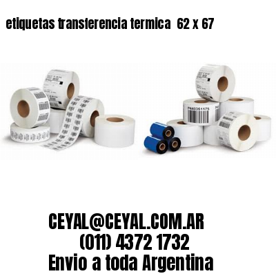 etiquetas transferencia termica  62 x 67