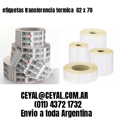 etiquetas transferencia termica  62 x 70