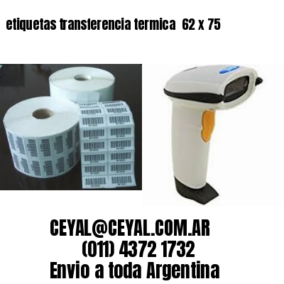 etiquetas transferencia termica  62 x 75