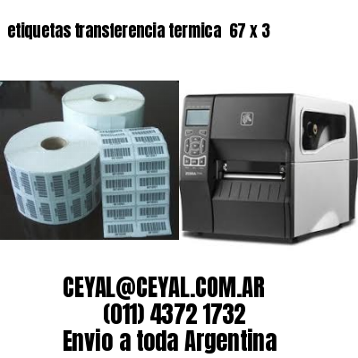 etiquetas transferencia termica  67 x 3