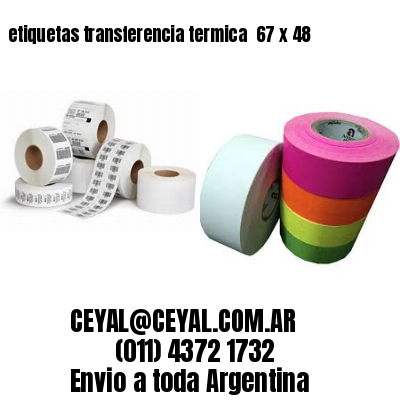 etiquetas transferencia termica  67 x 48