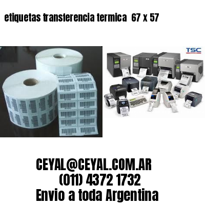 etiquetas transferencia termica  67 x 57