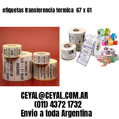 etiquetas transferencia termica  67 x 61