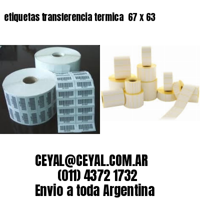 etiquetas transferencia termica  67 x 63