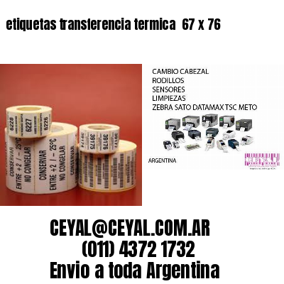 etiquetas transferencia termica  67 x 76