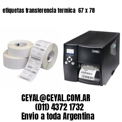 etiquetas transferencia termica  67 x 78