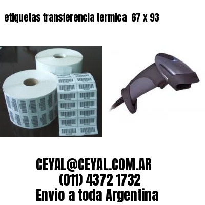 etiquetas transferencia termica  67 x 93