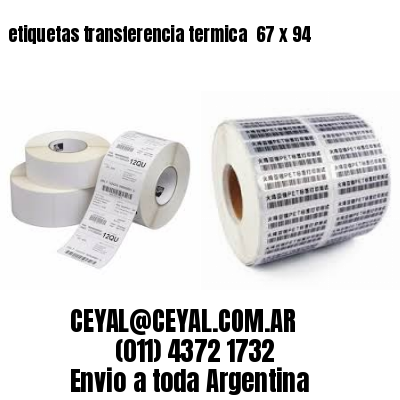 etiquetas transferencia termica  67 x 94