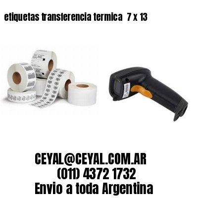 etiquetas transferencia termica  7 x 13