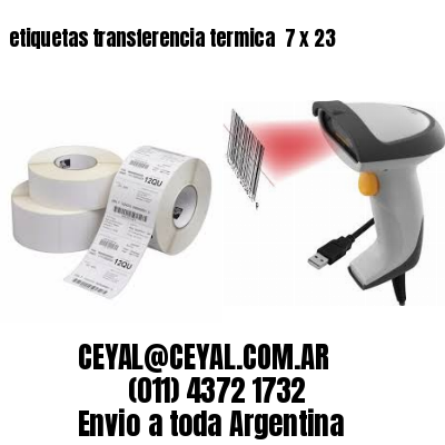etiquetas transferencia termica  7 x 23