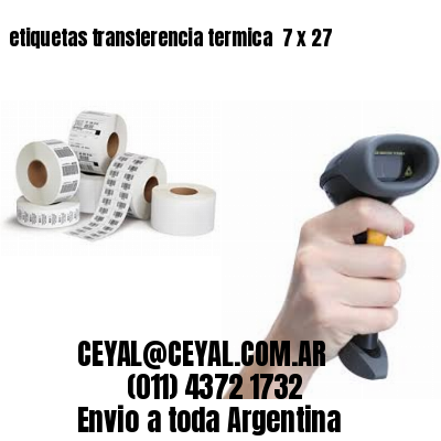 etiquetas transferencia termica  7 x 27
