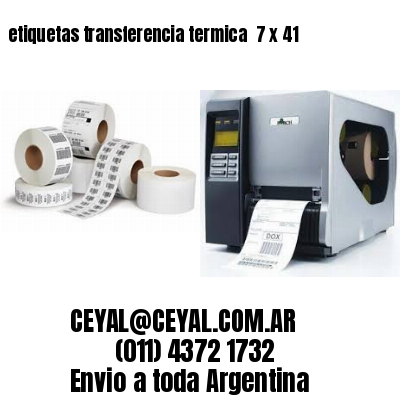 etiquetas transferencia termica  7 x 41