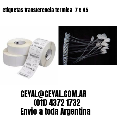 etiquetas transferencia termica  7 x 45