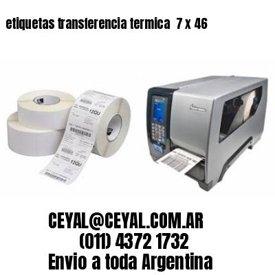 etiquetas transferencia termica  7 x 46