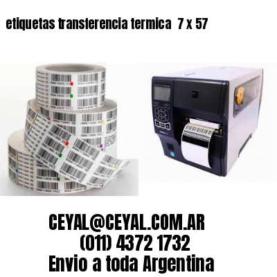 etiquetas transferencia termica  7 x 57