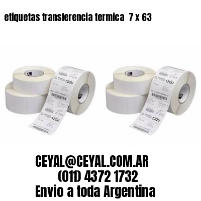 etiquetas transferencia termica  7 x 63