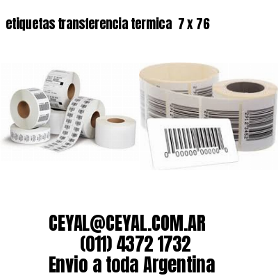 etiquetas transferencia termica  7 x 76