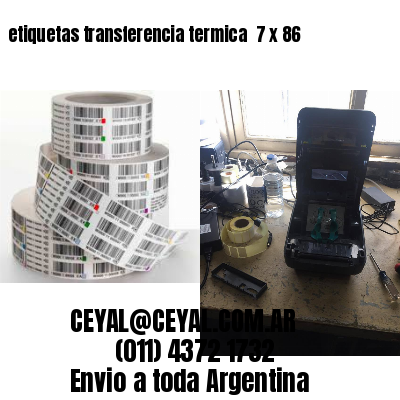 etiquetas transferencia termica  7 x 86
