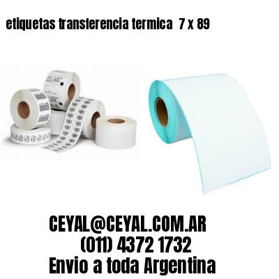 etiquetas transferencia termica  7 x 89