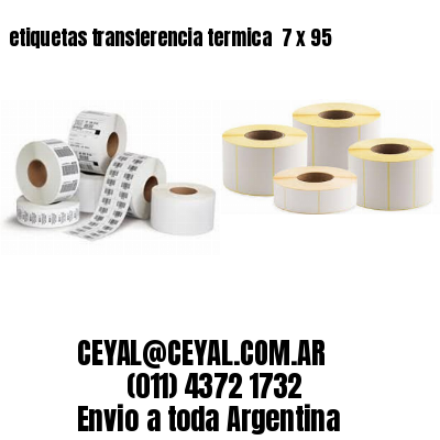 etiquetas transferencia termica  7 x 95