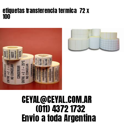 etiquetas transferencia termica  72 x 100