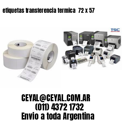 etiquetas transferencia termica  72 x 57
