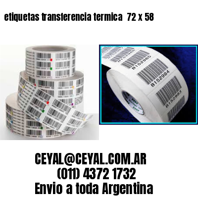 etiquetas transferencia termica  72 x 58