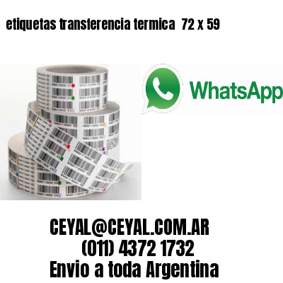 etiquetas transferencia termica  72 x 59