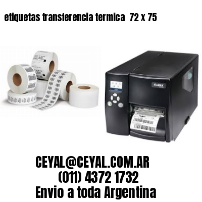 etiquetas transferencia termica  72 x 75