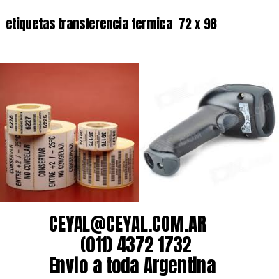 etiquetas transferencia termica  72 x 98