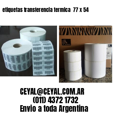 etiquetas transferencia termica  77 x 54