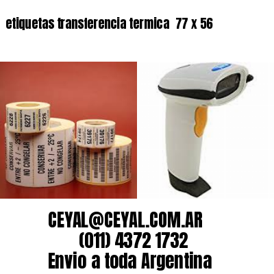 etiquetas transferencia termica  77 x 56