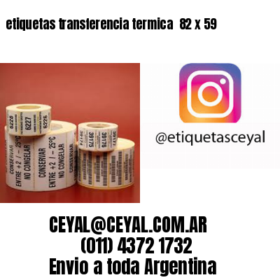 etiquetas transferencia termica  82 x 59