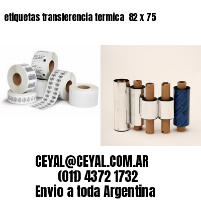 etiquetas transferencia termica  82 x 75