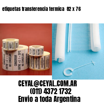 etiquetas transferencia termica  82 x 76