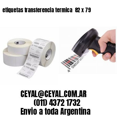 etiquetas transferencia termica  82 x 79