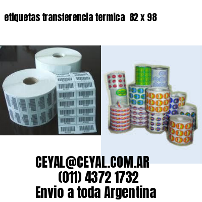 etiquetas transferencia termica  82 x 98