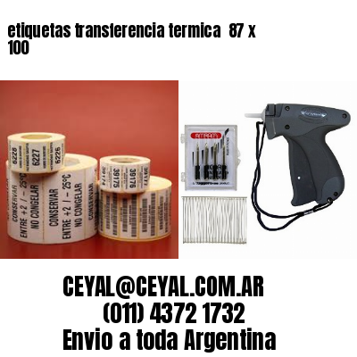 etiquetas transferencia termica  87 x 100