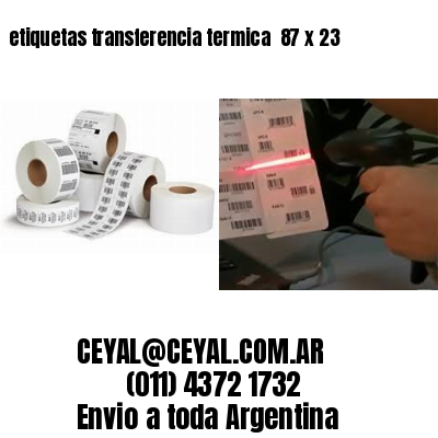 etiquetas transferencia termica  87 x 23