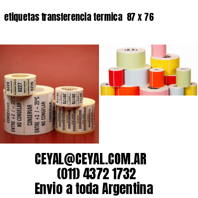 etiquetas transferencia termica  87 x 76