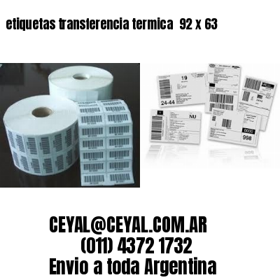 etiquetas transferencia termica  92 x 63