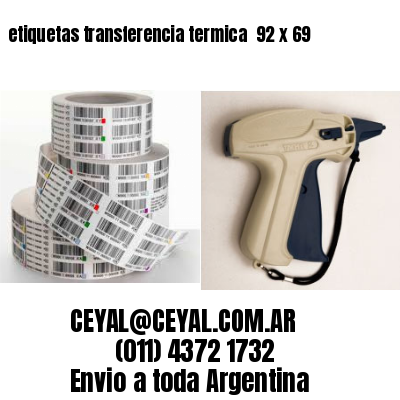 etiquetas transferencia termica  92 x 69